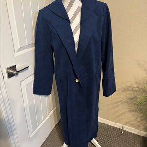 Vintage Navy Blue Women's Coat